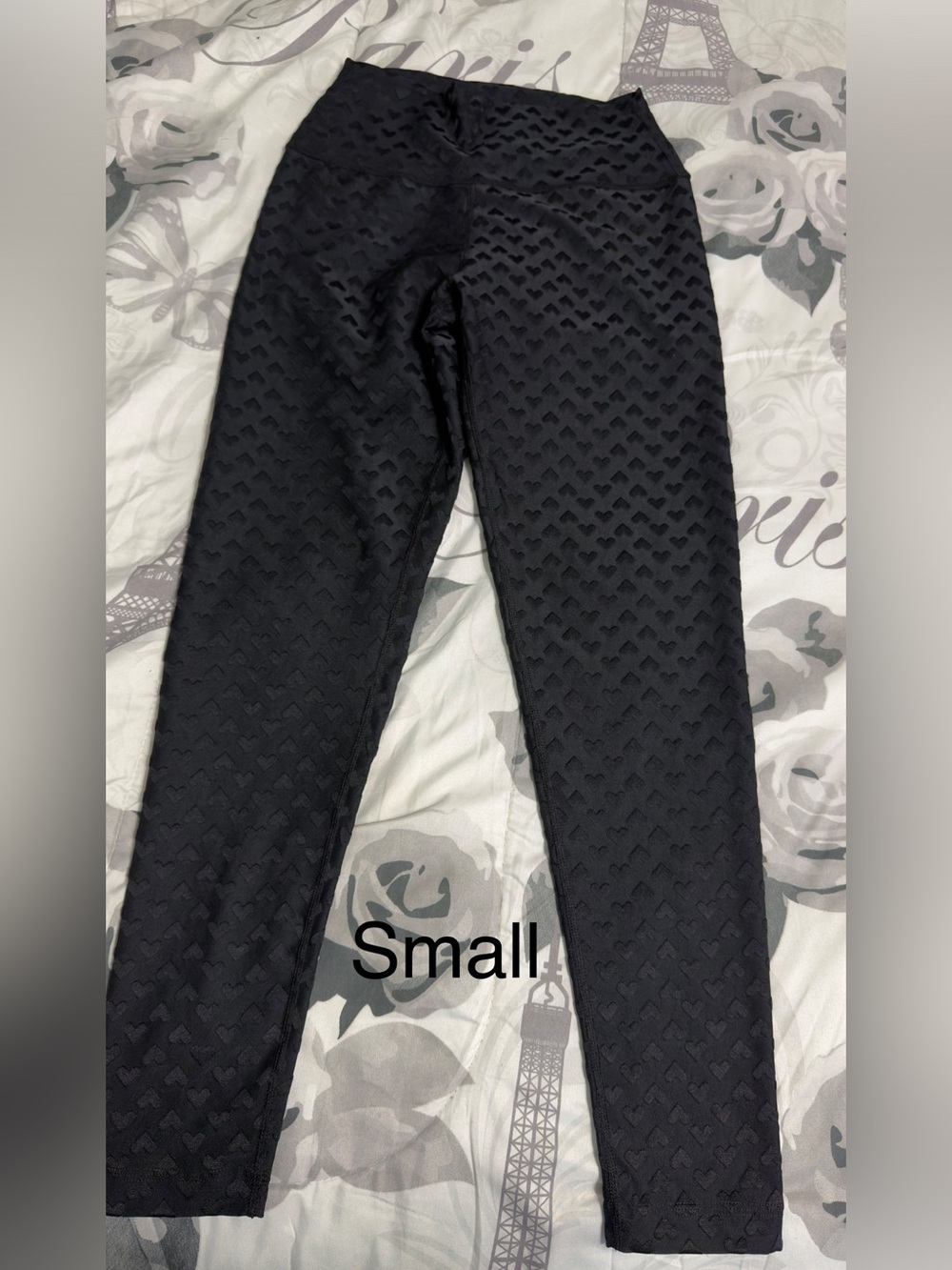 Zumba Black Textured Leggings - Small
